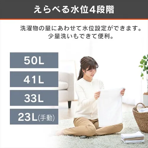 @ 6kg ԒZk[h KXgbv l炵 IAW-T605BL-B ubN_11