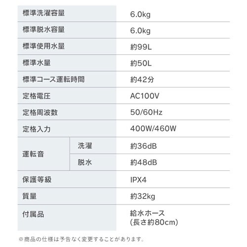 @ 6kg K`吅 ߐ NƂLOW݌v l炵 ITW-60A01 S2F_21