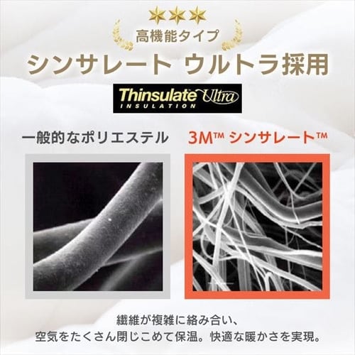 シンサレート掛け布団 セミダブル ウルトラタイプ 洗濯可 防ダニ