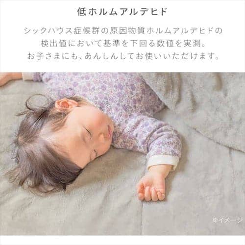 毛布 シングル 2枚合わせ 吸湿発熱 抗菌防臭 ベージュ _12