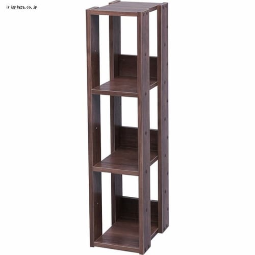 オープンウッドラック 4段 OWR-200 ナチュラル K226618 │アイリス