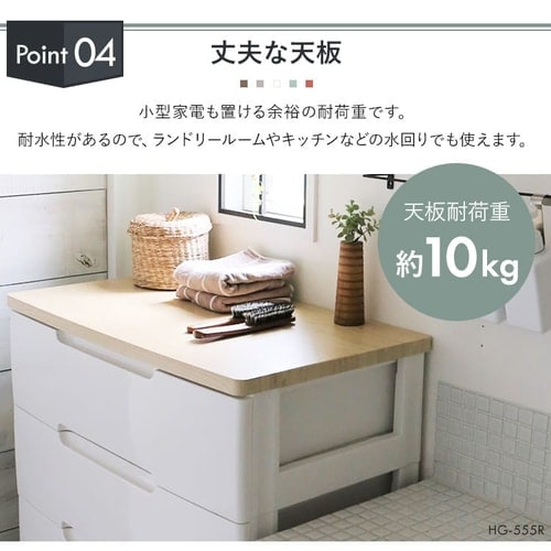 IRIS OHYAMA チェスト 2個セット 完成品 収納ボックス おしゃれ
