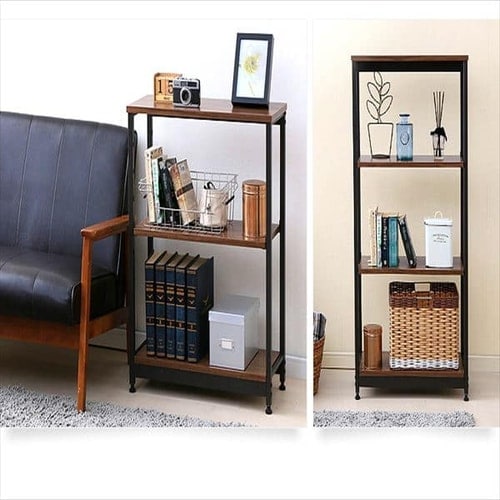 スチールラック 木天板 3段 SWR-6280 ブラウン K251469 │アイリス