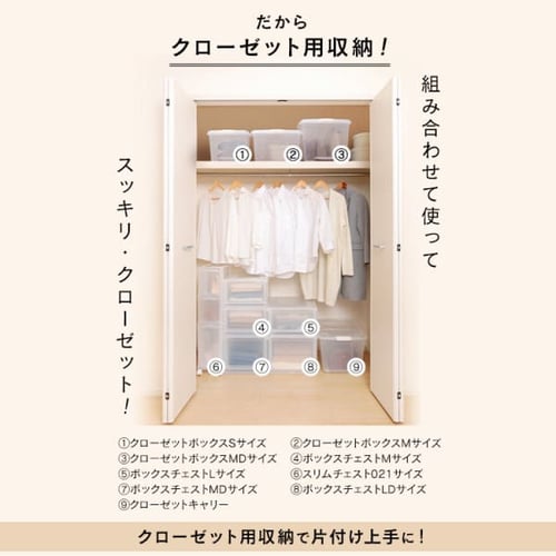 クローゼットボックス ナチュラル Mcb M K アイリスプラザ アイリスオーヤマ公式通販サイト