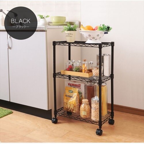 [専用出品]はひろ 2台セット】スチールラック 幅44.5cm 3段 カラーメタルラック