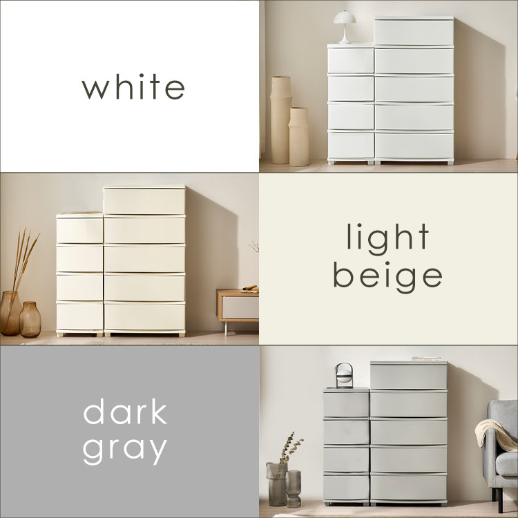 チェスト 4段 組み立て簡単 収納ボックス タンス コロネチェスト CLN