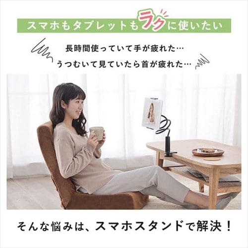 座椅子 スマホスタンド付き SSFC-1 ブラウン K283428 │アイリス
