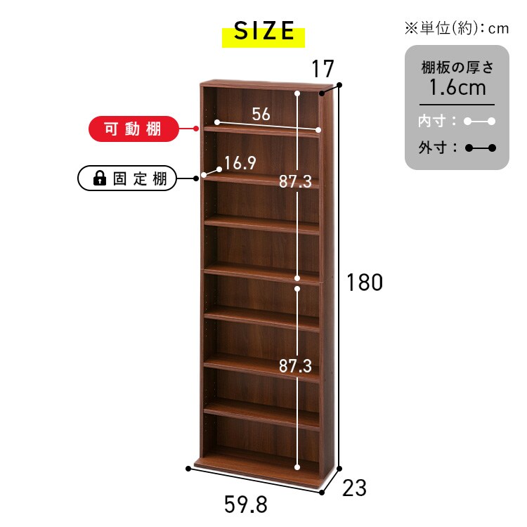 ⭐︎ページ コミックラック ハイタイプ CORK-1860 全5色 K285060F │アイリス