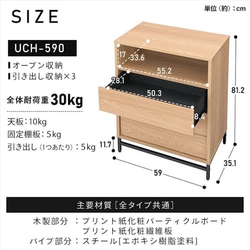 ウォールナット ジオメトリックキャビネット 6引き出し 楽天市場】プラス(PLUS) OXシリーズ 収納庫 扉付きキャビネット