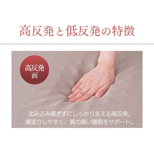 りマットレス≪厚さ10cm≫ シングル TFCMT-S 全2色プラザセレク ふつう3つ折りマットレス ブラウン 7089569 │アイリスオーヤマ