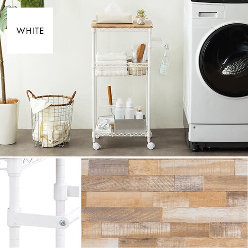 アイリスオーヤマ　キッチンラック 白スチールラック CMM-PRH5518 IRIS OHYAMA キッチンラック レンジラック ゴミ箱 収納 レンジ台