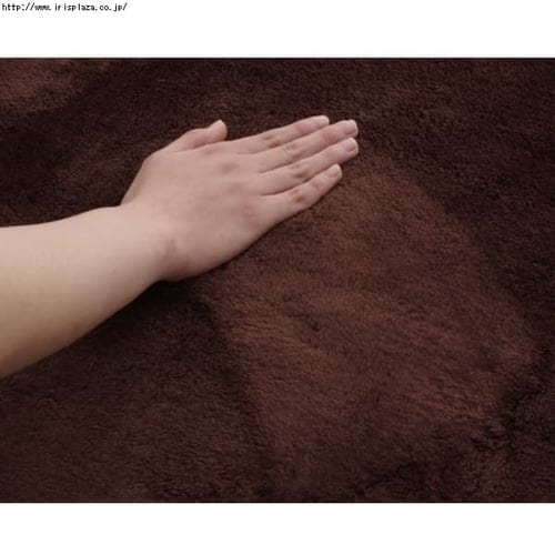 マイクロムートンラグカーペット 【230×230cm】 OPM-2323 ピーチ_8