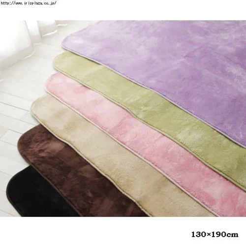 マイクロムートンラグカーペット 【230×230cm】 OPM-2323 ピーチ_10