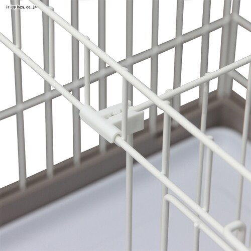 お掃除楽ちんサークル屋根セット 仕切りなし P-SS-906 グレーベージュ