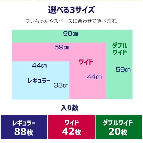 352枚】 厚型 超吸収ペットシーツ レギュラー 88枚×4袋 犬