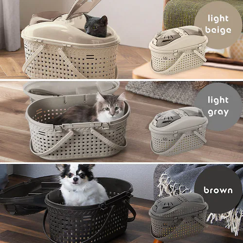 メッシュペットキャリー MPC-450 ライトベージュ_10