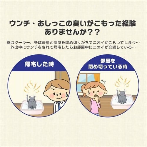 2個セット】お部屋のにおいクリア消臭 猫用システムトイレ 消臭サンド香付き 2L ONCM-2LS 1908874  │アイリスプラザ│アイリスオーヤマ公式通販サイト