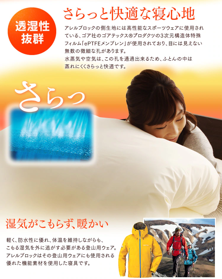 アレルブロック 掛布団