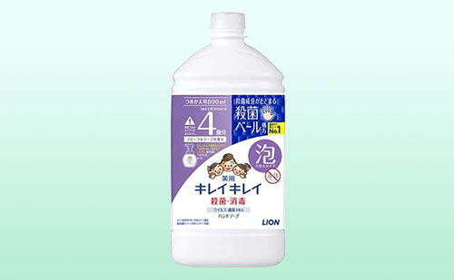 【4個】キレイキレイ 薬用泡ハンドソープ つめかえ用特大サイズ 800ml フローラルソープ