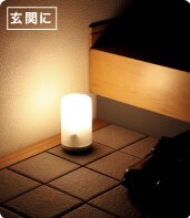玄関に