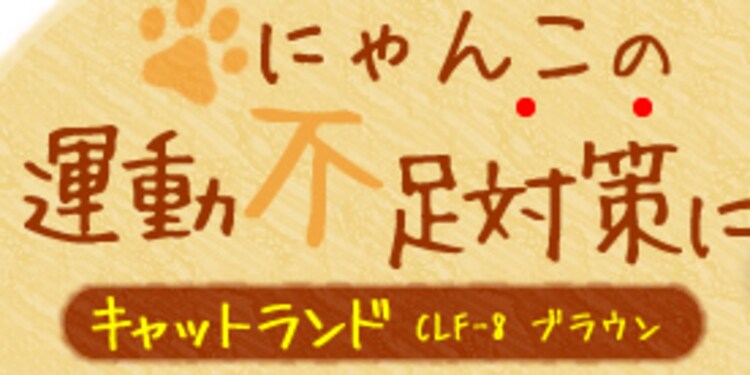 にゃんこの運動不足対策に!キャットランドCLF-1