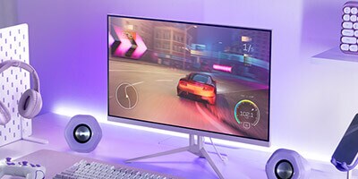 【取引中】モニター2台セット　アイリスオーヤマ27インチ＋LG24インチ 液晶ディスプレイ 27インチ｜液晶ディスプレイ （スリムフレームタイプ