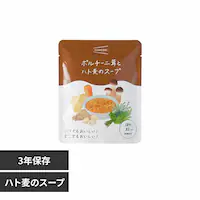 杉田エース 【3年保存】スープ IZAMESHI SOUP 636464 ポルチーニ茸とハト麦のスープ【プラザセレクト】