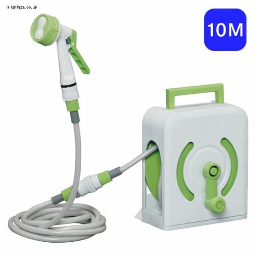 657円 【SEAL限定商品】 ホースリール 10m おしゃれ ER-10ハンディホースリール ホース コンパクト 散水 散水ホース 軽量 伸縮 ガーデニング 伸びる ベランダ 畑 水 水まき 自然 農作業 家庭菜園 アイリスオーヤマ