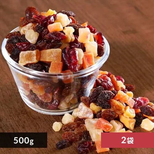 6種のドライフルーツミックス 500g 【プラザマーケット