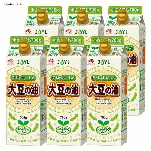 6本】AJINOMOTO さらさらキャノーラ油700gスマートグリーン