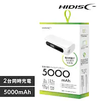 TypeCo͑Ή 5000mAh fW^\ oCobe[ HD2-MBTCH5000WH zCgyvUZNgz