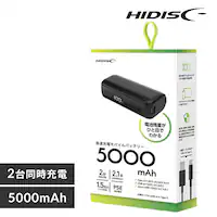 TypeCo͑Ή 5000mAh fW^\ oCobe[ HD2-MBTCH5000BK ubNyvUZNgz