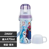 スケーター 超軽量2WAYステンレスボトル SKDC4 アナと雪の女王25【プラザセレクト】