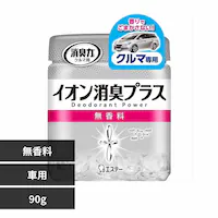 消臭力 クリアビーズ イオン消臭プラス 消臭剤 車用本体 無香料 90G 50453 【プラザセレクト】