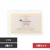【5個セット】サンサンスポンジ 単品 ソフト バニラホワイト 【プラザセレクト】