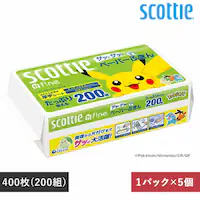 日本製紙クレシア株式会社 【数量限定品 】5個セット】スコッティ ファイン ペーパーふきんサッとサッと ポケモン 37837 【プラザセレクト】