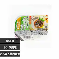 ABECHO 三陸食堂 さんまと茎わかめの佃煮【時間指定不可】【代引不可】【同梱不可】【プラザセレクト】