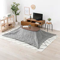 うす掛けこたつ布団 ビケ950-GY グレー【時間指定不可】【代引不可】【同梱不可】【プラザセレクト】