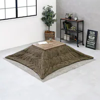 こたつ+うす掛け布団 2点セット アルテナ7560ANA+ビケ7560KK 本体:アンティークナチュラル/布団:カーキ【時間指定不可】【代引不可】【同梱不可】【プラザセレクト】