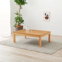 リビングコタツ シェルタK120NA-L ナチュラル【時間指定不可】【代引不可】【同梱不可】【プラザセレクト】