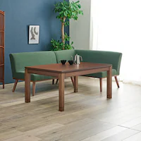 リビングコタツ シェルタK120M ブラウン【時間指定不可】【代引不可】【同梱不可】【プラザセレクト】