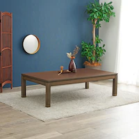 リビングコタツ シェルタK150L ブラウン【時間指定不可】【代引不可】【同梱不可】【プラザセレクト】