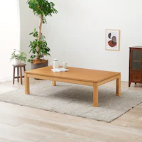 リビングコタツ シェルタK150NA-L ナチュラル【時間指定不可】【代引不可】【同梱不可】【プラザセレクト】