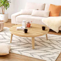 リビングコタツ クライス105NA ナチュラル【時間指定不可】【代引不可】【同梱不可】【プラザセレクト】