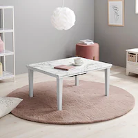 カジュアルコタツ マーブルホワイト アルラ7560MWH 【時間指定不可】【代引不可】【同梱不可】【プラザセレクト】