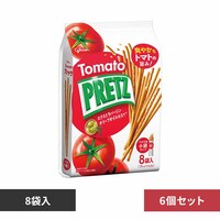 【6個】グリコ トマトプリッツ<8袋> 【プラザセレクト】