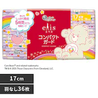 エリエール エリス コンパクトガード (軽い日用) 142792 17cm羽なし 36枚【プラザセレクト】