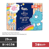 5個】エリエール エリス コンパクトガード(多い夜用)290 142795 29cm羽つき 15枚【プラザセレクト】