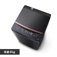 @ 6kg ݒu ԒZk[h KXgbv l炵 IAW-T605BL-B ubN