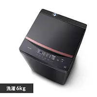 y󂠂zyݒu݁z@ 6kg ݒu ԒZk[h KXgbv l炵 IAW-T605BL-B ubN